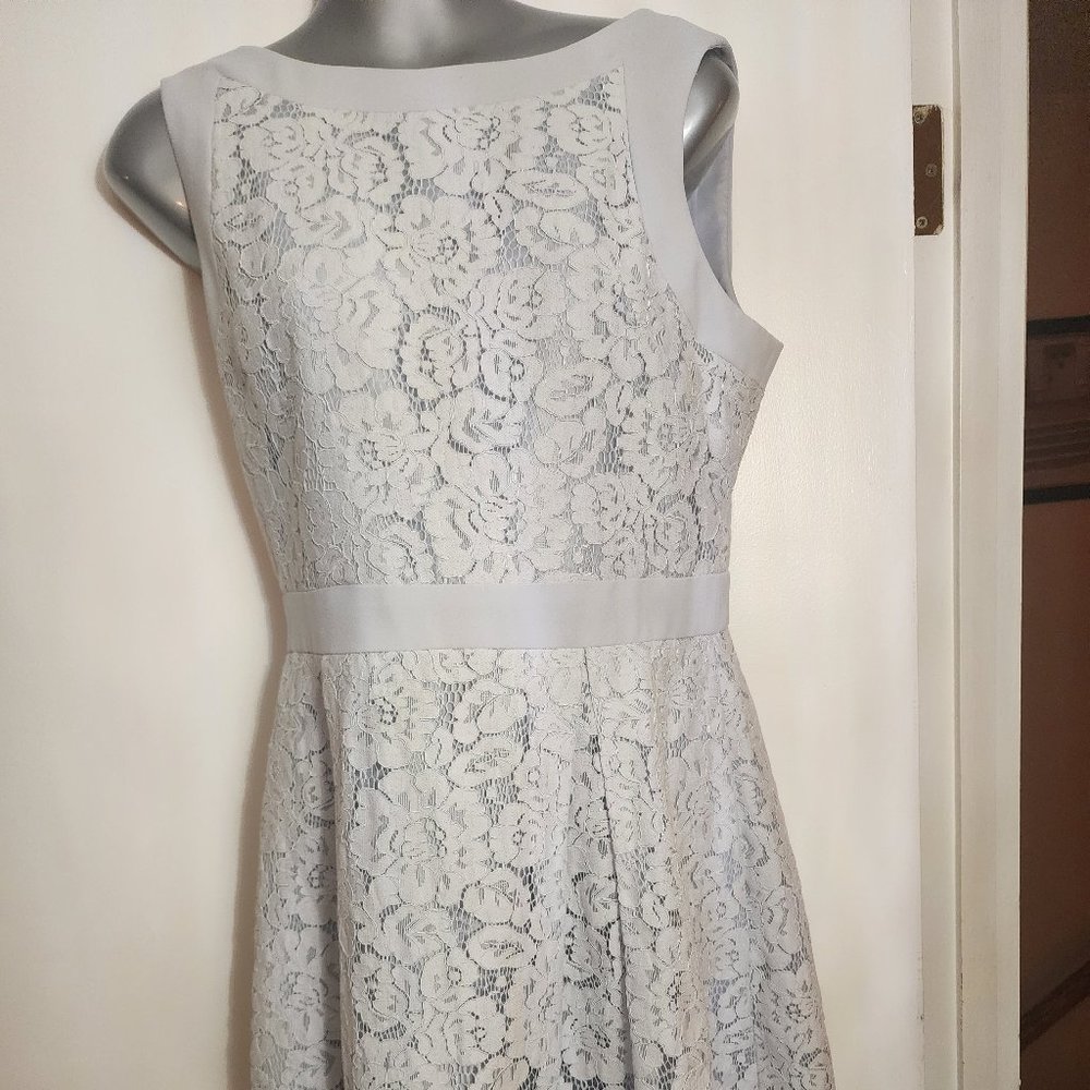Beautiful Jessica Haward baby blue lace dress